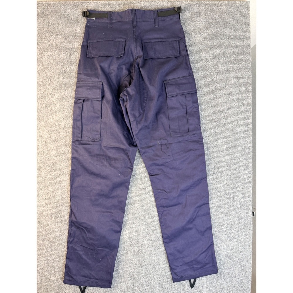 Rothco BDU Cargo Pants Mens XS Regular Navy Blue Tactical Workwear Hiking Pants - Picture 2 of 8